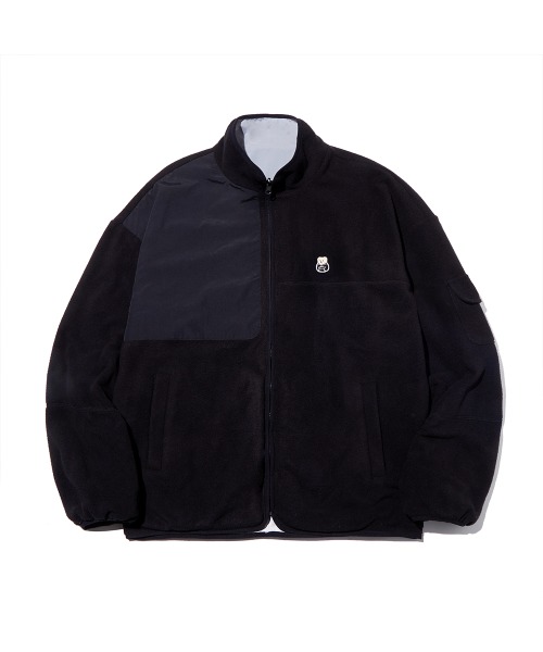 Reversible Fleece Jacket_Black