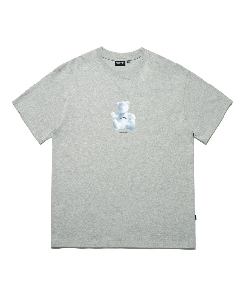 Cloud Bear Half T-Shirts_Grey