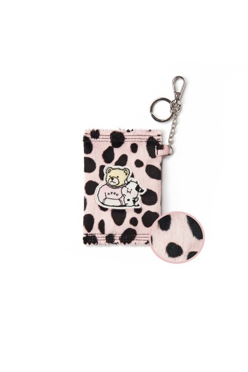 Cow Pattern Mini Wallet_Pink