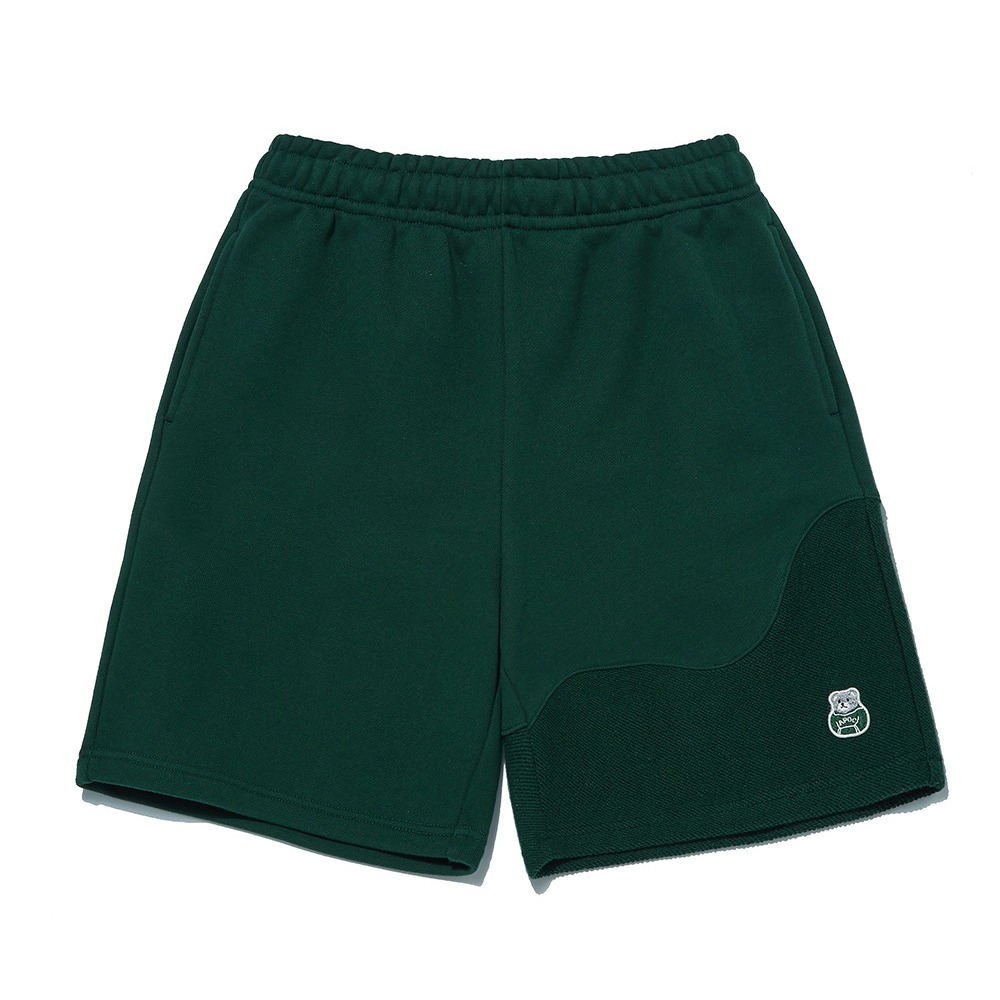 Reverse Bear Patch Shorts_Green